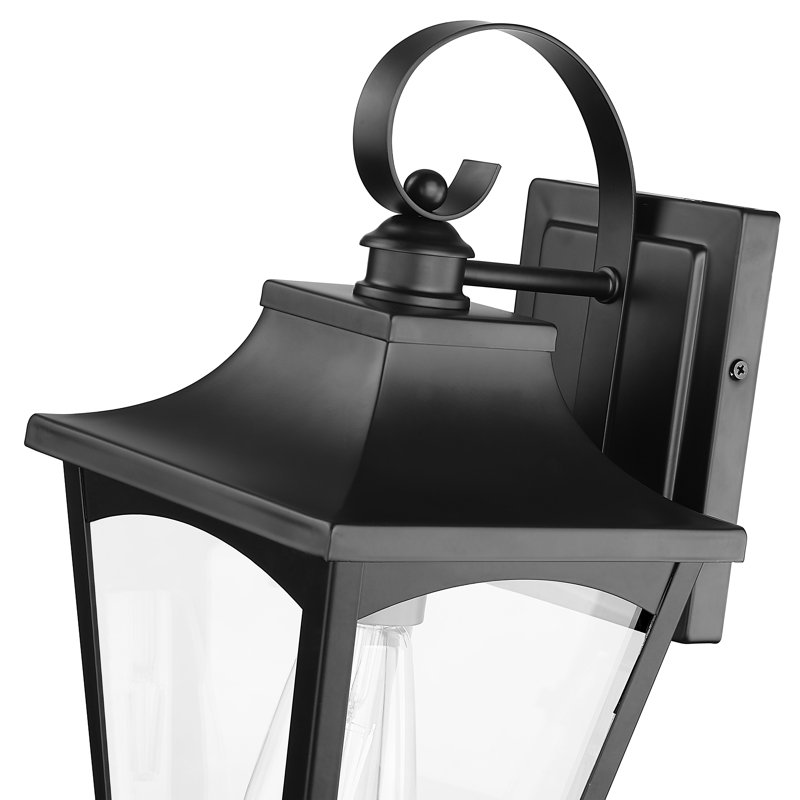 Applique murale d'extérieur 1 lumière Clydel, H 16 po x l 7,5 po x P 8,5 po