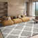 Lamoreaux Shag Performance Geometric Rug