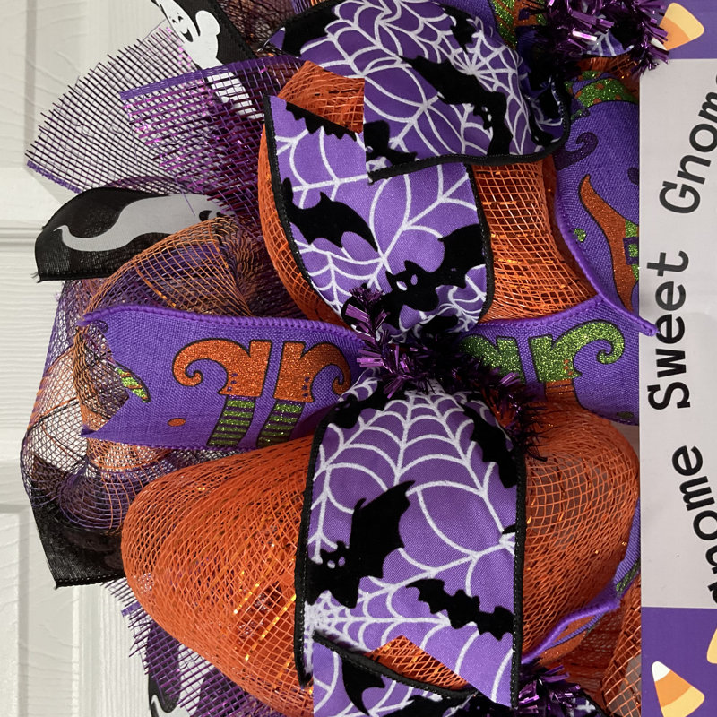 Couronne d'Halloween gnome