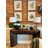 Wood Strips Console Table Natural H 35.5" & L 59" - Natural