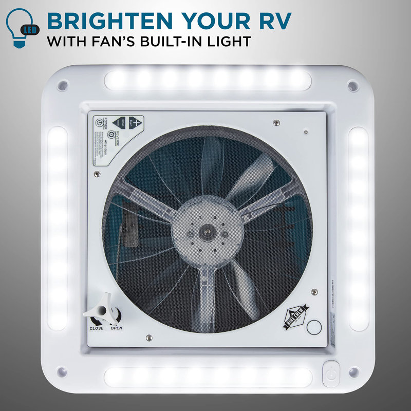 Ventilateur de voiture 3,75 po Hike Crew, Fumée
