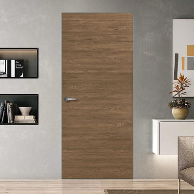 Dalle de porte intérieure en noyer