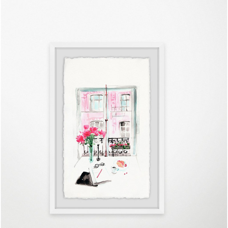 Window View - Single Picture Frame Painting, 45cm H x 30cm W
