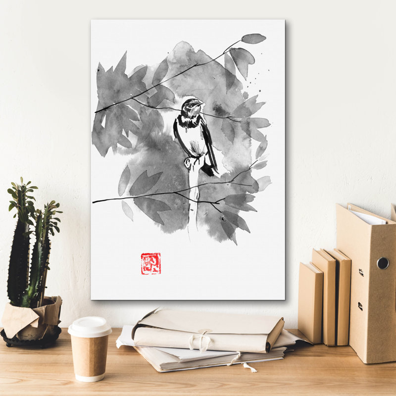 "Bird 02" par Pechane, H 26 po x l 18 po x P 0,75 po