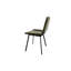 Chaise en cuir Fadak Gabriel, vert