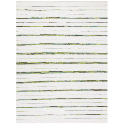 Montauk Hand Woven Performance Striped Rug