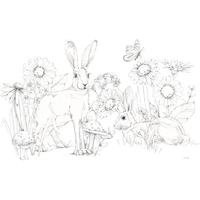 Lintrud " In The Garden I Sketch " by Leslie Trimbach