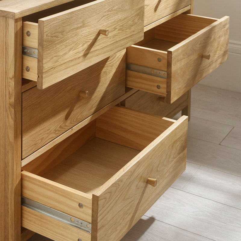 Coxmoor 120cm W 6 - Drawer Chest of Drawers