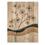Désert en fleurs de cornouiller minimaliste - reproduction de bois de cornouiller - sur bois de pin naturel-1762474024