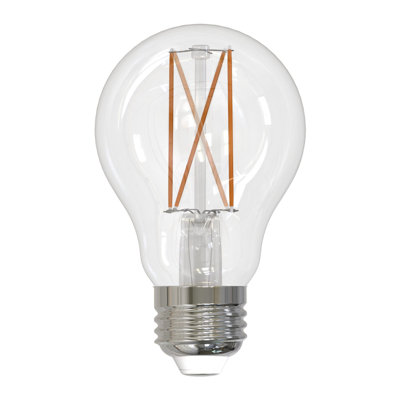7 Watt (60 Watt Equivalent), A19 LED, Dimmable Light Bulb, Warm White E26/Medium (Standard) Base. 