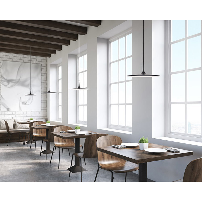 1 - Light LED Pendant, White