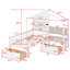 Lit avec panneau de rangement rembourré Olhouse-1376713534