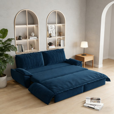 73.2" Queen Pull Out Sofa Bed
