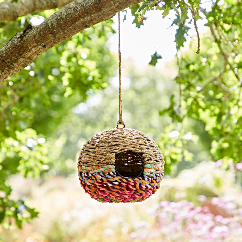Large Round Recycled Cotton Birdhouse