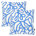 Blue/White Abstract