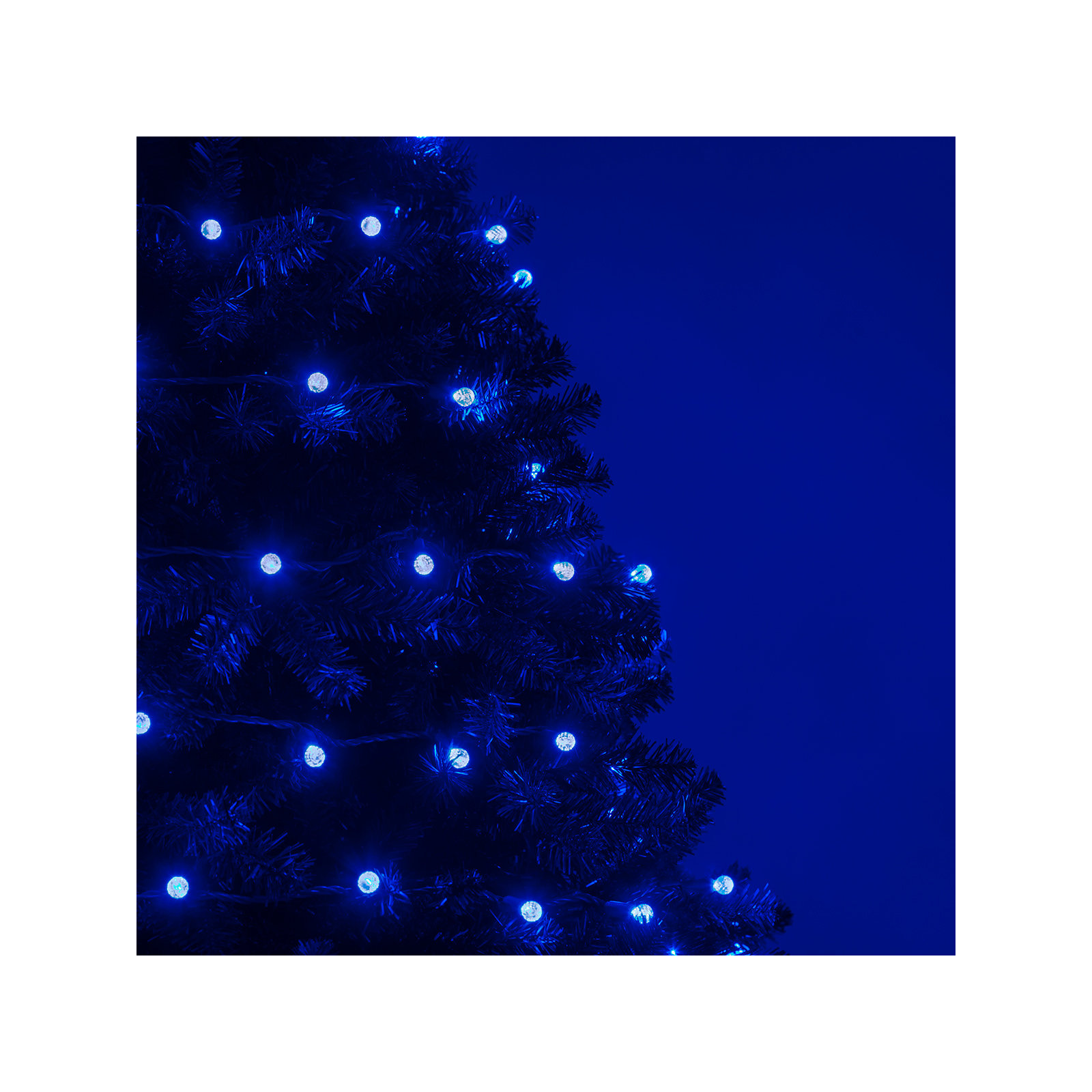 70 Light LED Mini Globe String Lights, Blue