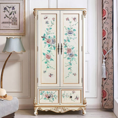 Retro Painted Wardrobe