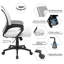 Chaise de bureau ergonomique en filet-1935665955