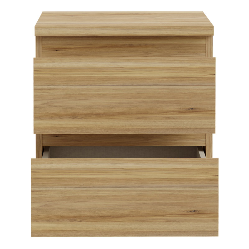 41.8cm W Manufactured Wood Bedside Table
