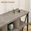 Entryway Console Table, 3 Tier Industrial Metal Sofa Table-1067692779-1067692772