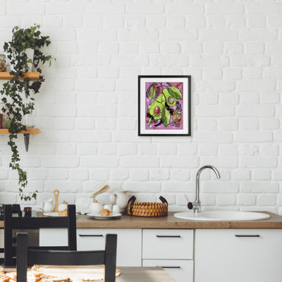 «Vibrant Avocado Collage», impression par Susan Lugar