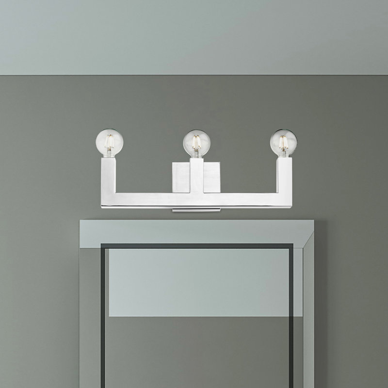 Zacari 3 - Light Dimmable Vanity Light, Polished Chrome