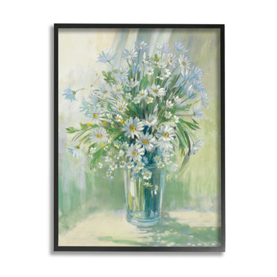 Sunlit Bouquet of Daisies Pastels par Carol Rowan - Impression sur toile