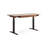Walnut Rectangular Solid Wood with 2 drawers desk-1518583274