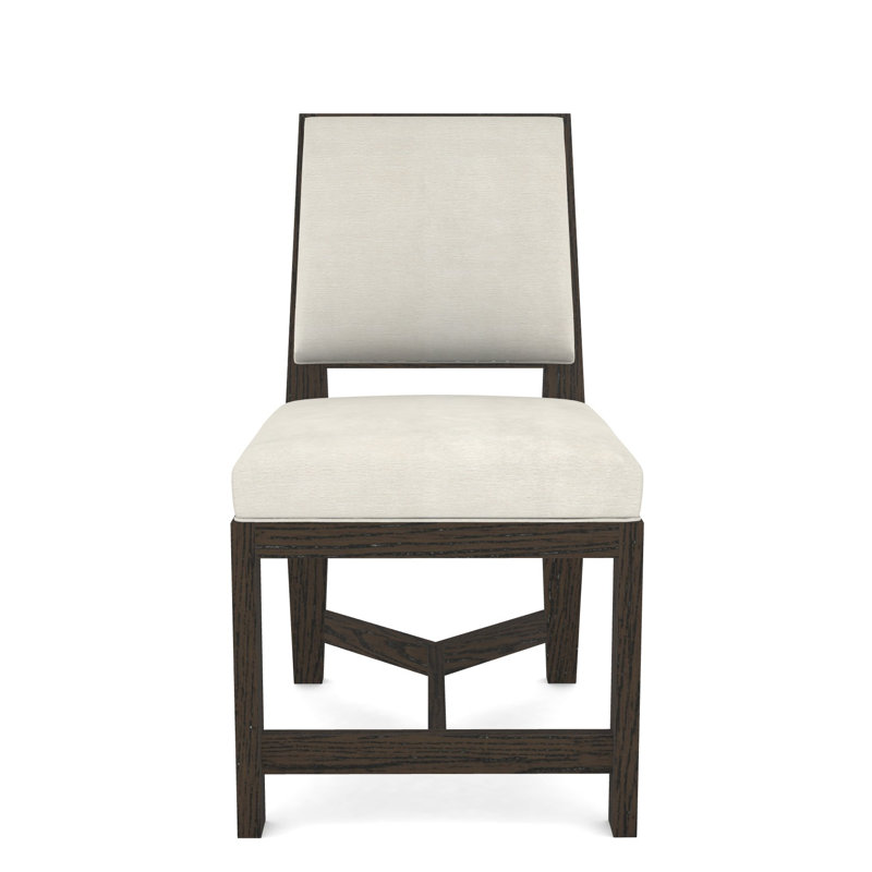 Thom Filicia Home Upholstered Back Side Chair, Havana, Nadia Parchment