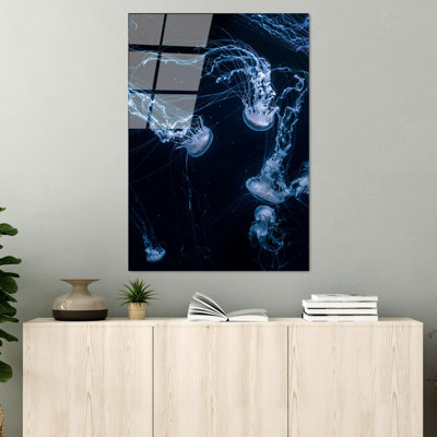 Stunning Tempered Glass Wall Art Painting, 27.6 x 39.4 inches | 100% Tempered Glass, Thickness: 0.16 inches | Elegant Home Decor for Living Room or Office, Durable & Easy to Clean, Perfect Gift Idea
