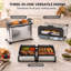 HOMCOM Toaster Oven