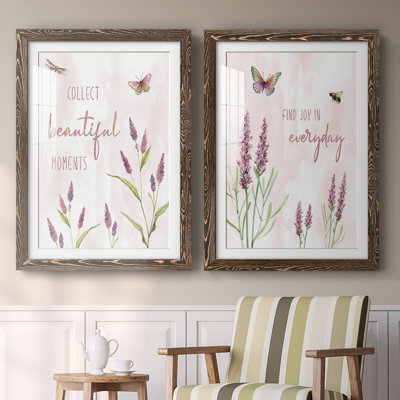 Collectionnez de beaux moments - reproduction encadrée de qualité supérieure - prête à être accrochée
