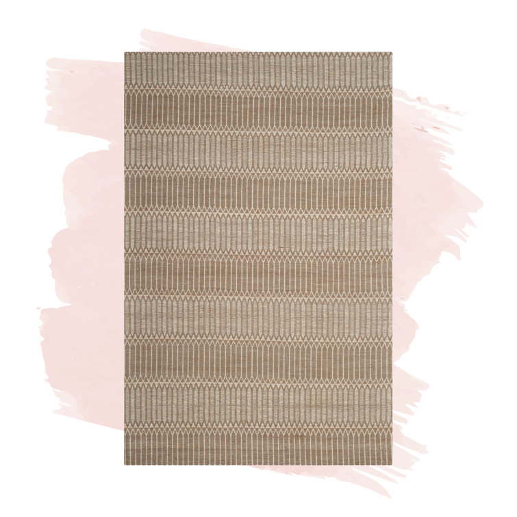 Amritpal Hand Loomed Bamboo And Viscose Geometric Rug