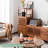 Modern Walnut Solid Wood Sideboard