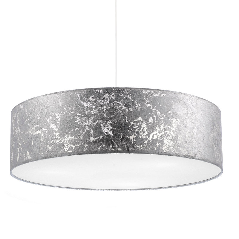 3 - Light Drum Pendant, 120cm H x 60cm diameter, Red