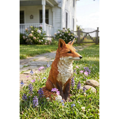 Simon The Fox Garden Statue