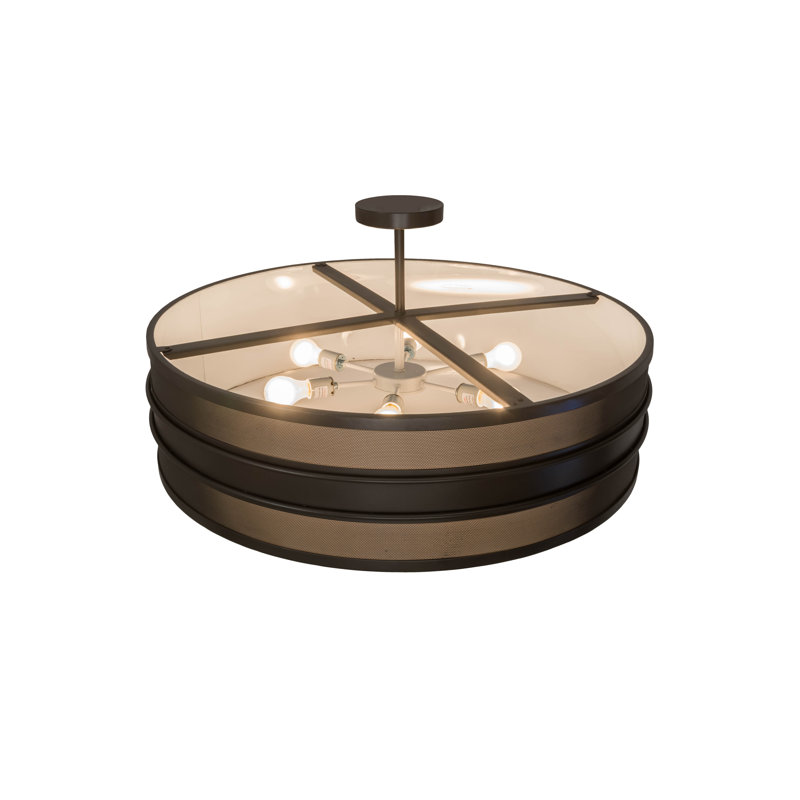 Nolan 6 - Light Semi Flush Mount
