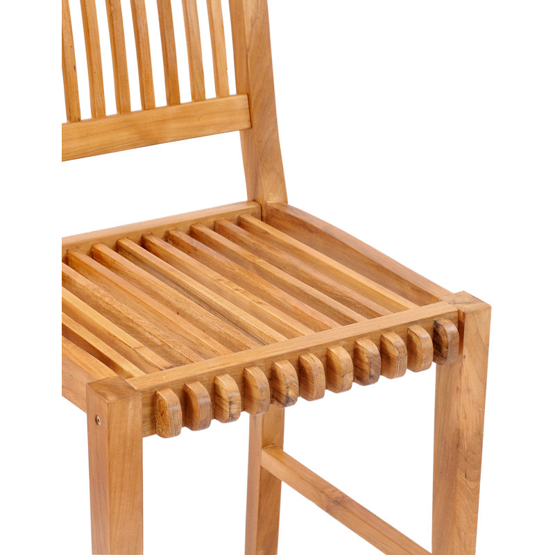 Castle Outdoor Teak Bar Stool