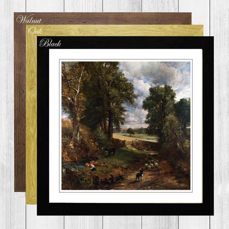 John Constable - Single Picture Frame Painting, Walnut