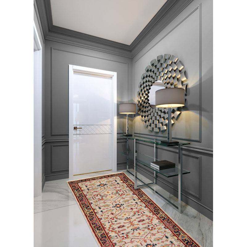 Tapis gris clair Serapi Heritage 2 pi 8 po x 8 pi 1 po