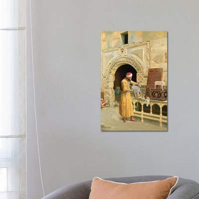 The Furniture Maker by Ludwig Deutsch - Wrapped Canvas Painting