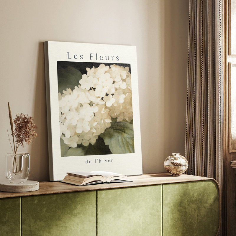 Imprimé floral rétro XXXI - galerie Cavas, H 36 po x l 24 po