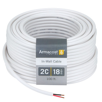 2C 18AWG In-Wall Cable - 100 ft