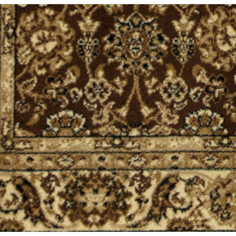 Gloucester Gilded Loom Oriental Brown Area Rug, Rectangle 3'11" x 5'3"