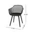 Chaise coquelicot (ensemble de 2)
