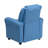 Forman LeatherSoft Contemporary Kids Recliner with Cup Holder and Headrest-274811417