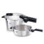 Fissler® Vitaquick® Premium Large Size 2-piece Set, 4.3 Quart and 8.5 Quart Pressure Cooker-1105378845