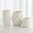 Pillowed Printed Vase-Matte White-Lg-119364185