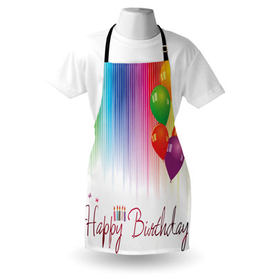 Birthday No Pattern Bib Apron