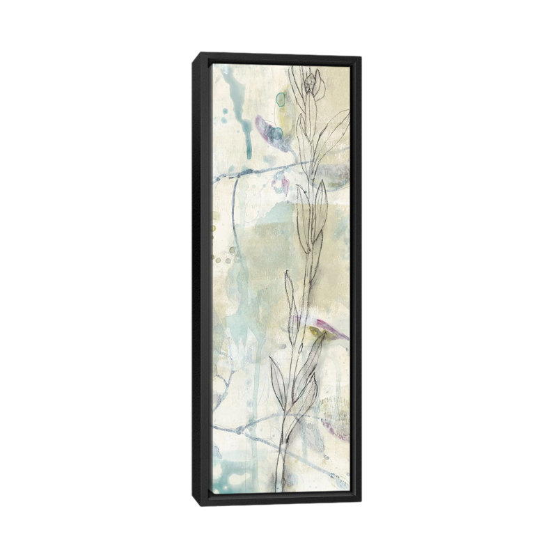 «Contour Stem II», impression sur toile, H 36 po x l 12 po x P 1,5 po, Toile encadrée noire